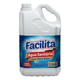Água Sanitária Facilita Galão 5 Litros Limpeza Cloro Ativo
