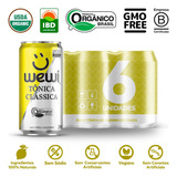 Água Tônica Clássica Orgânica Wewi Pack Com 6 Latas 269ml