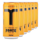 Água Tônica Prata Lata 269ml Pack Com 6 Unidades