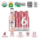 Água Tônica Rosé Orgânica Wewi Pack Com 6 Garrafas 255ml