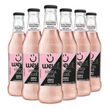 Água Tônica Rosé Zero Açúcares Garrafa 255ml Pack 6 Unidades