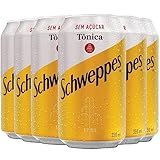 Água Tônica SCHWEPPES Sem Açúcar 350ml 6 Latas 
