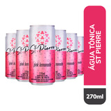 Água Tônica St Pierre Lata 270ml Pack 6 Un Vários Sabores