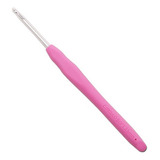 Agulha Crochê Cabo Emborrachado Silicone Soft 3 5mm Círculo