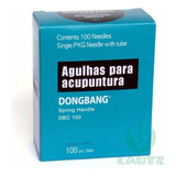 Agulha De Acupuntura Dong Bang 25x30mm Cx C 100 Unid