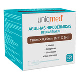 Agulha HiPodermica 13mmx0 45mm