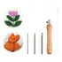 Agulha Madeira Bordado Caneta Bordar Artesanato Ponto Russo