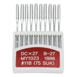 Agulha Orange Para Overloque Industrial Ponta Bola N 11 Cor Dcx27 11