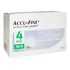 Agulhas Accu Fine Penn 4 Mm X 32g 100 Unidades  Tamanho Da Agulha 32