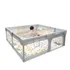 Aiebao Cercadinho Bebê Chiqueirinho Grade Proteção Cinza 180cm X 150cm