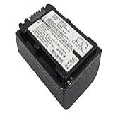 Aijos Bateria De Substituição De 7,4 V Para Sony Np-fv50 Hdr-xr105e, Hdr-xr106, Hdr-xr106e, Hdr-xr150, Hdr-xr155e, Hdr-xr160, Hdr-xr160e, Hdr-xr200ve, Hdr-xr260v