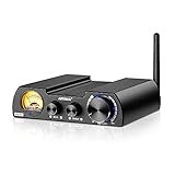 Aiyima A08 Pro Tpa3255 Power Amplifier Bluetooth 5.1 With Vu Meter 300w+300w Hifi Class D Stereo Digital Audio Amp 2.0 Channel Amplifier For Passive Speaker Home Audio