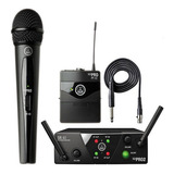 Akg Wms40 Mini Dual Vocal E Instrument Microfone Transmissor