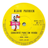 Alain Patrick Compacto 1972 Concerto Para Um Verão