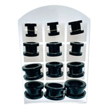 Alargador Preto 6mm 8mm