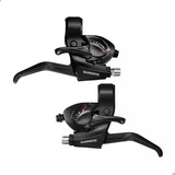 Alavanca De Marcha E Freio Shimano Ez fire 21v Ef 41 Sh Bike