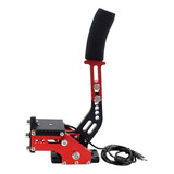 Alavanca Freio De Mão Drift Simulador Usb Pc Logitech Cor Vermelho