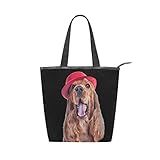 Alaza Bolsa De Ombro Em Lona Para Cachorro Inglês Cocker Spaniel