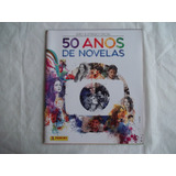 Álbum 50 Anos De Novelas Globo Vazio Com 4 Figurinhas Brinde