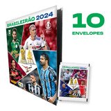 Álbum Campeonato Brasileiro 2024 50 Figurinhas Kit Cromos