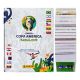 Álbum Copa América 2019 Brasil Capa Dura Completo Para Colar