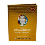 Álbum Copa América 2021 Completo P Colar Especial Dourado