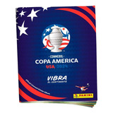 Álbum Copa América Usa 2024 Panini Azul Capa Mole 50 Pacotes De Figurinhas