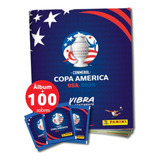 Álbum Copa América Usa 2024 Panini Capa Dura 100 Pacotes De Figurinhas