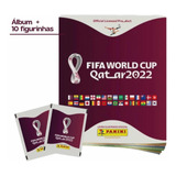 Álbum Copa D Mundo Qatar 2022 10 Figurinhas Envio Imediato