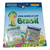 Álbum Copa Do Mundo 2014 Completo Original Capa Dura Colado