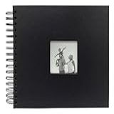 Álbum De Fotos Scrapbook 20x23 Livro De Assinaturas Cor Preto