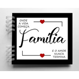 Álbum De Fotos Scrapbook Tema Família Presente Família v3b