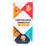 Álbum De Moedas Real Olímpica Rio 2016 Com Bandeira