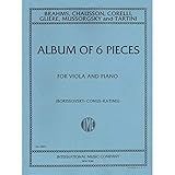 Álbum De Seis Peças Coleção De Clássicos Para Viola E Piano - Edição Internacional