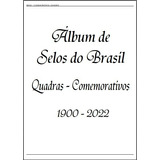 Álbum De Selos Brasil Quadras comemorativos 1900 2020 Pdf