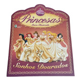 Álbum Disney Princesas Sonhos Dourados Incompleto P  Colar