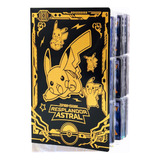 Album Fichario Pikachu Gold Porta 432 Cartas Pokemon Cards