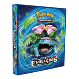 Álbum Fichário Pokémon Tcg Xy Evoluções Porta Cartas