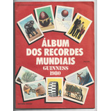 Álbum Figurinha Recordes Mundiais Guinness 1980 Completo