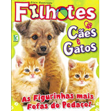 Álbum Figurinhas Filhotes Cães E Gatos Completo Pra Colar