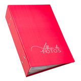 Álbum Fotografico 10x15 500 Fotos Vermelho Amor Love Namoro