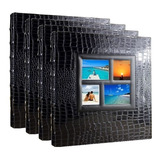 Álbum Gigante Luxo P 400 Fotos 10x15 Kit Com 04 Unidades