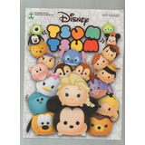 Álbum Lote 65 Figurinhas Diferentes Tsum Tsum Coladas