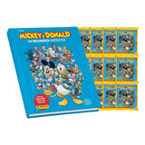 Álbum Mickey E Donald Capa Dura 100 Figurinhas 20 Envelopes 