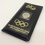 Álbum Moedas Comemorativas Olimpíadas Brasil Rio 2016 Coleção Completa 16 Moedas Colecionáveis Moeda Da Bandeira