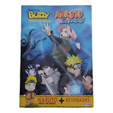 Álbum Naruto Shippuden Figurinhas Buzzy Completo Seminovo