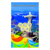 Álbum Para Moedas Olimpíadas Rio 2016 Compacto Organizer