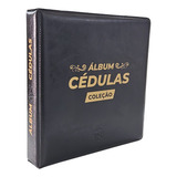 Álbum Pasta Fichário Pequeno 20 Folhas P 40 Cédulas