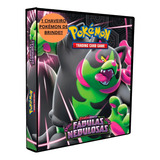 Álbum Pasta Fichário Pokemon 10 Folhas 06 Cards Brinde