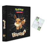 Álbum Pasta Fichário Pokemon 10 Folhas Eevee Evoluções